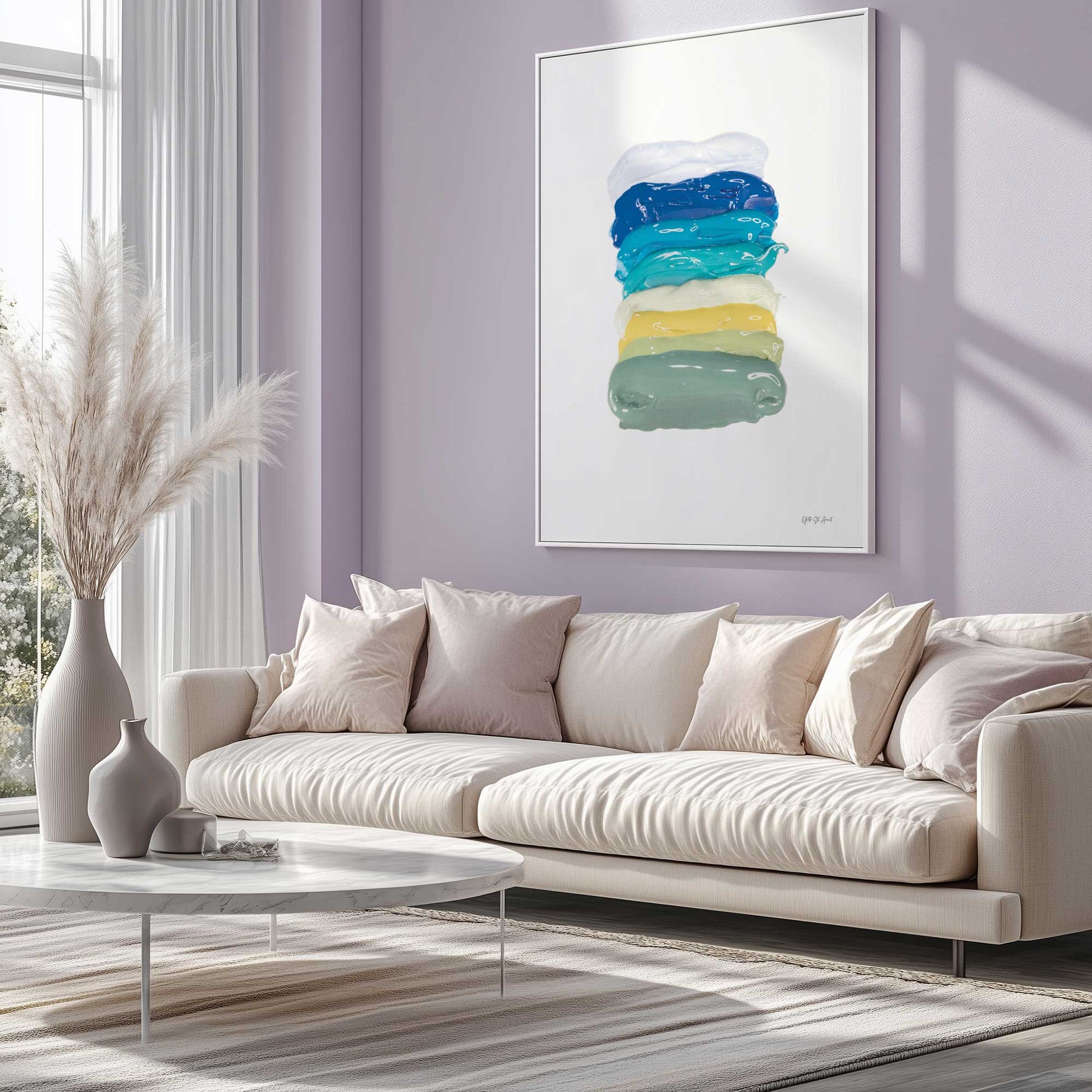 Picture of art in a room