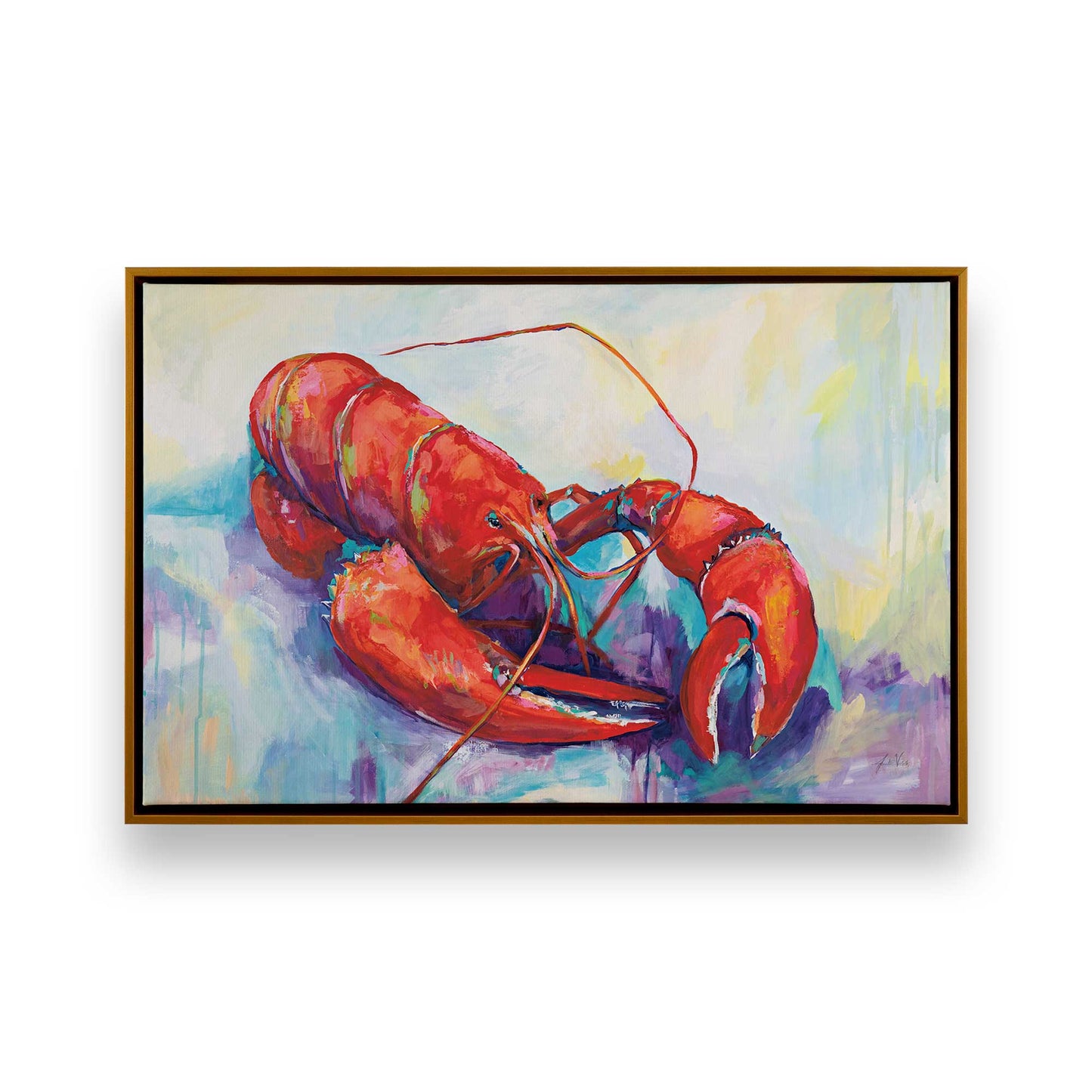 [Color:Polished Gold], Picture of art in a Polished Gold frame