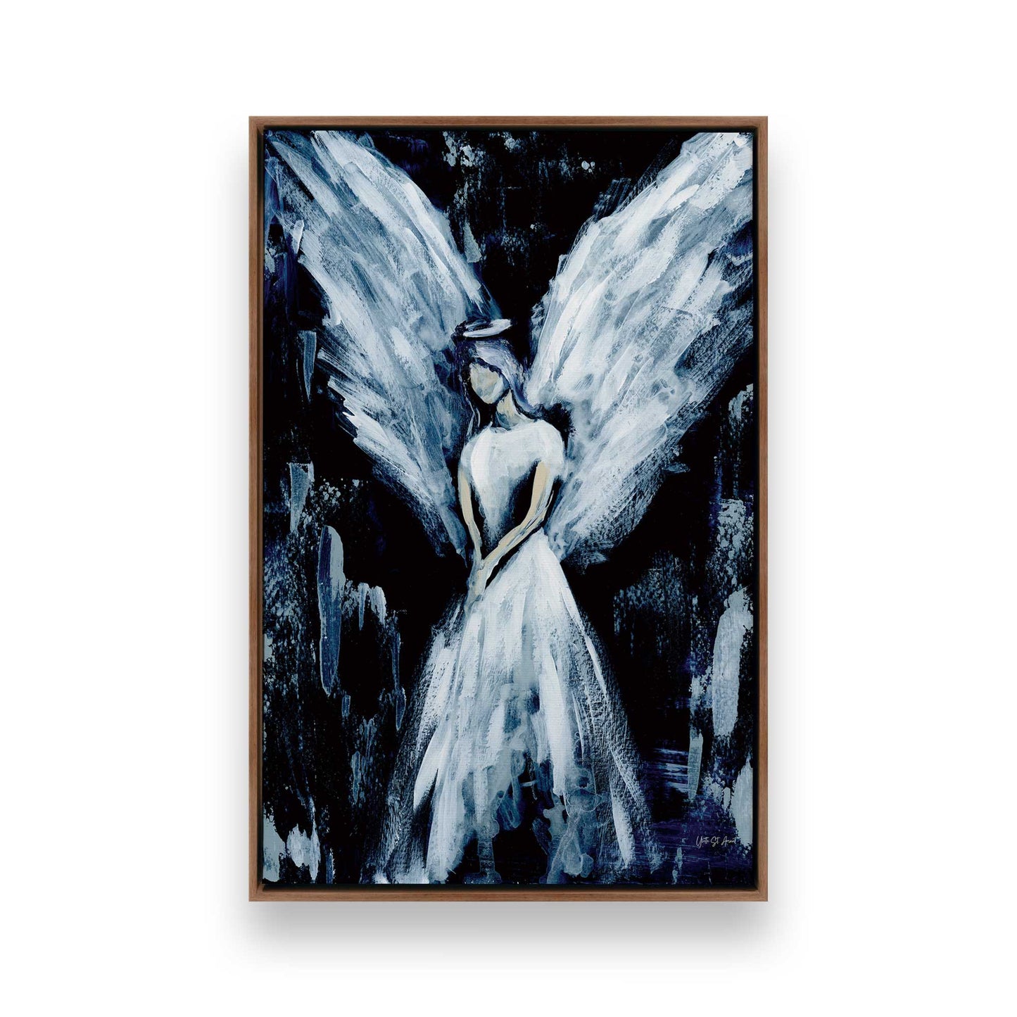 [Color:Walnut], Picture of art in a Walnut frame