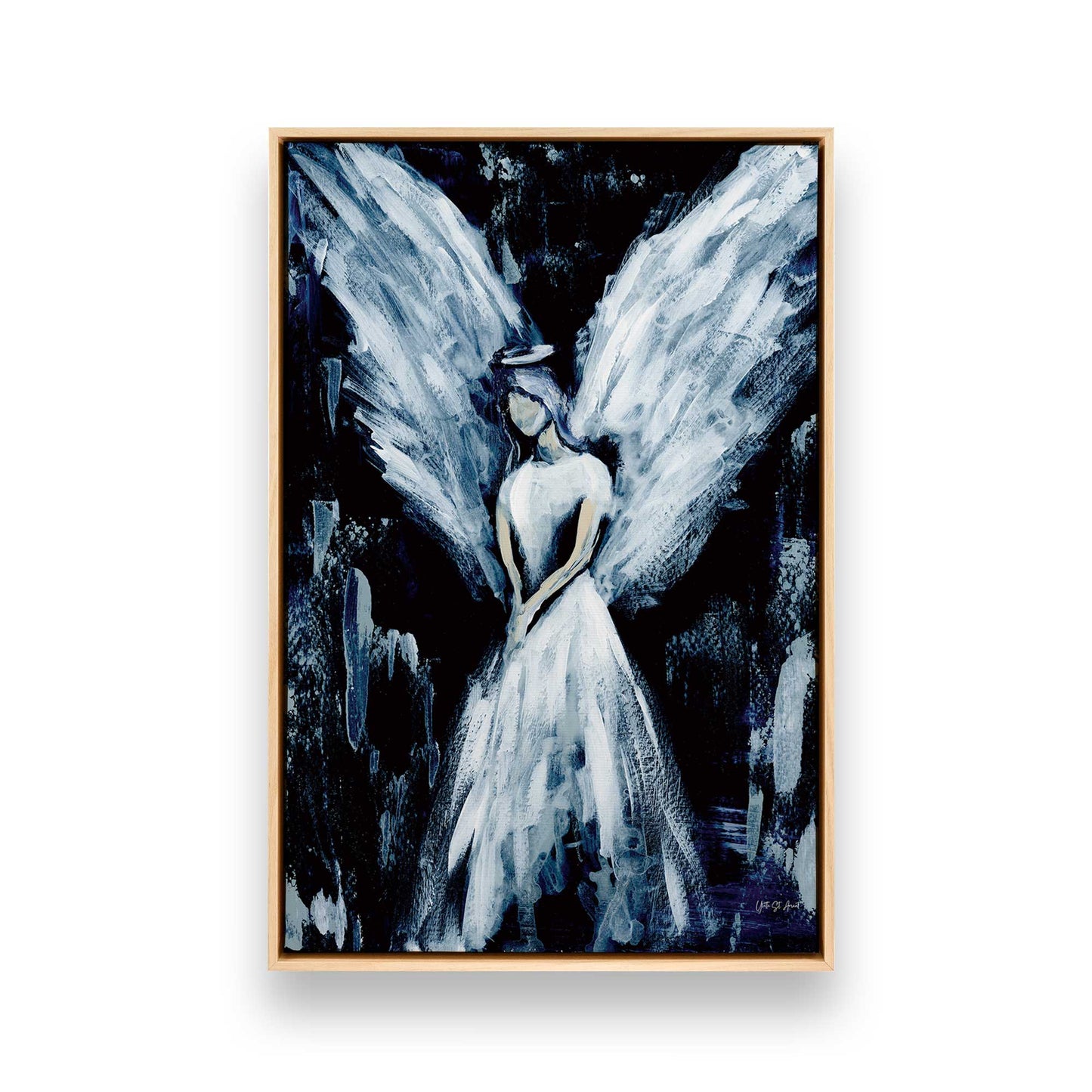 [Color:American Maple], Picture of art in a American Maple frame