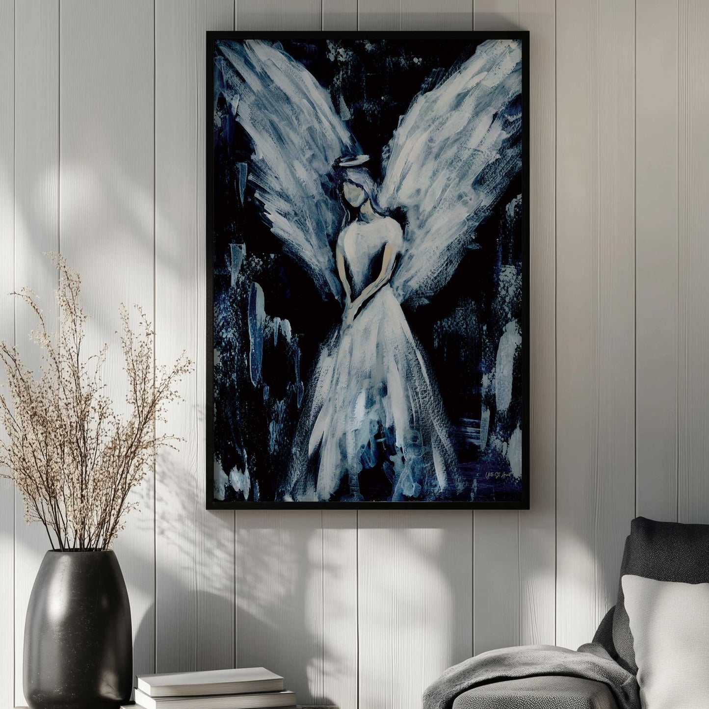 [SPECIAL],[LIFESTYLE], Picture of art hanging in a room