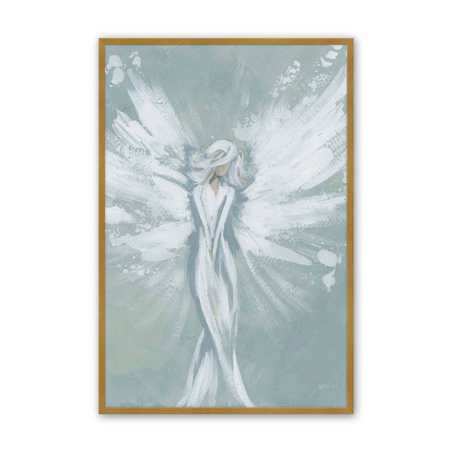 [Color:Polished Gold], Picture of art in a Polished Gold frame