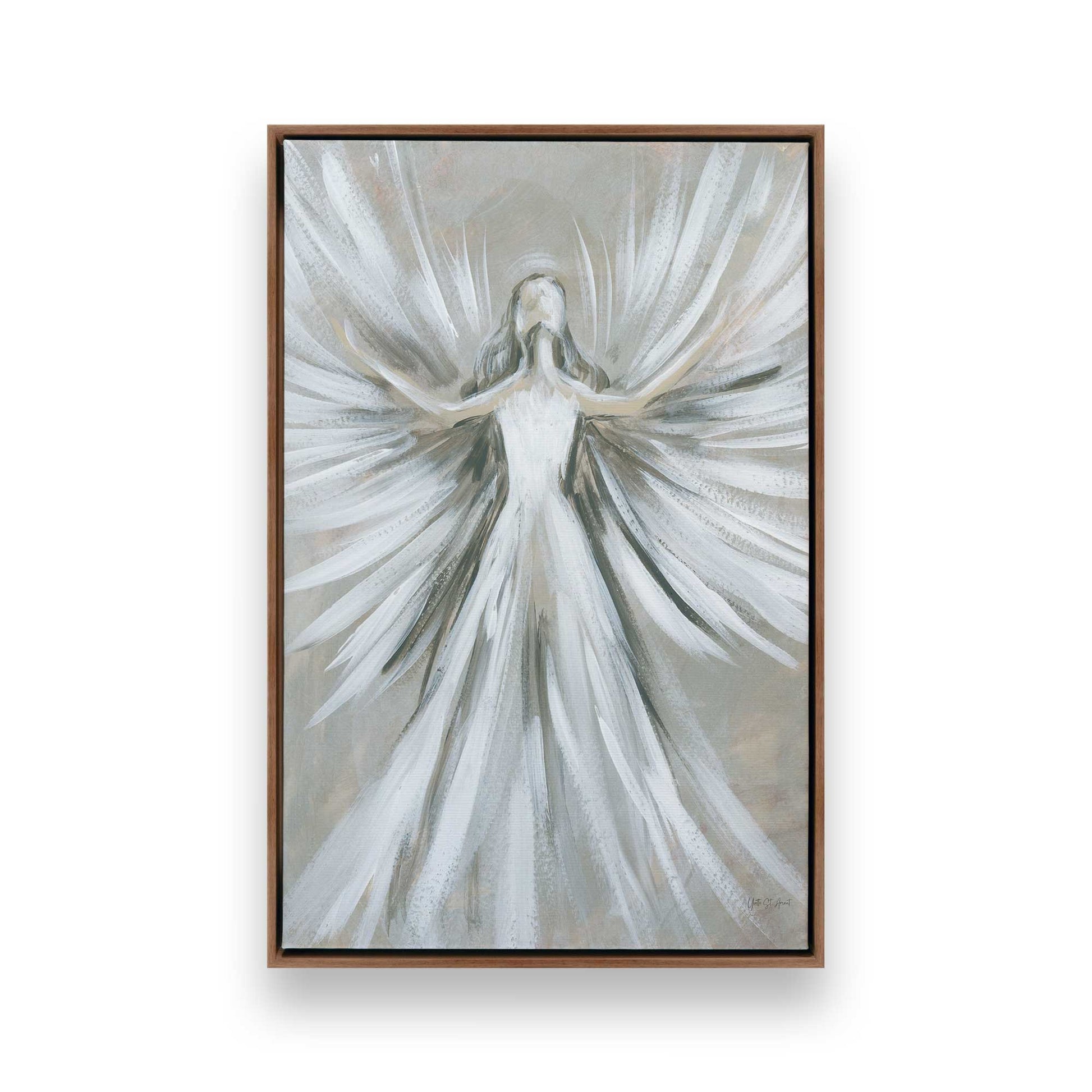 [Color:Walnut], Picture of art in a Walnut frame