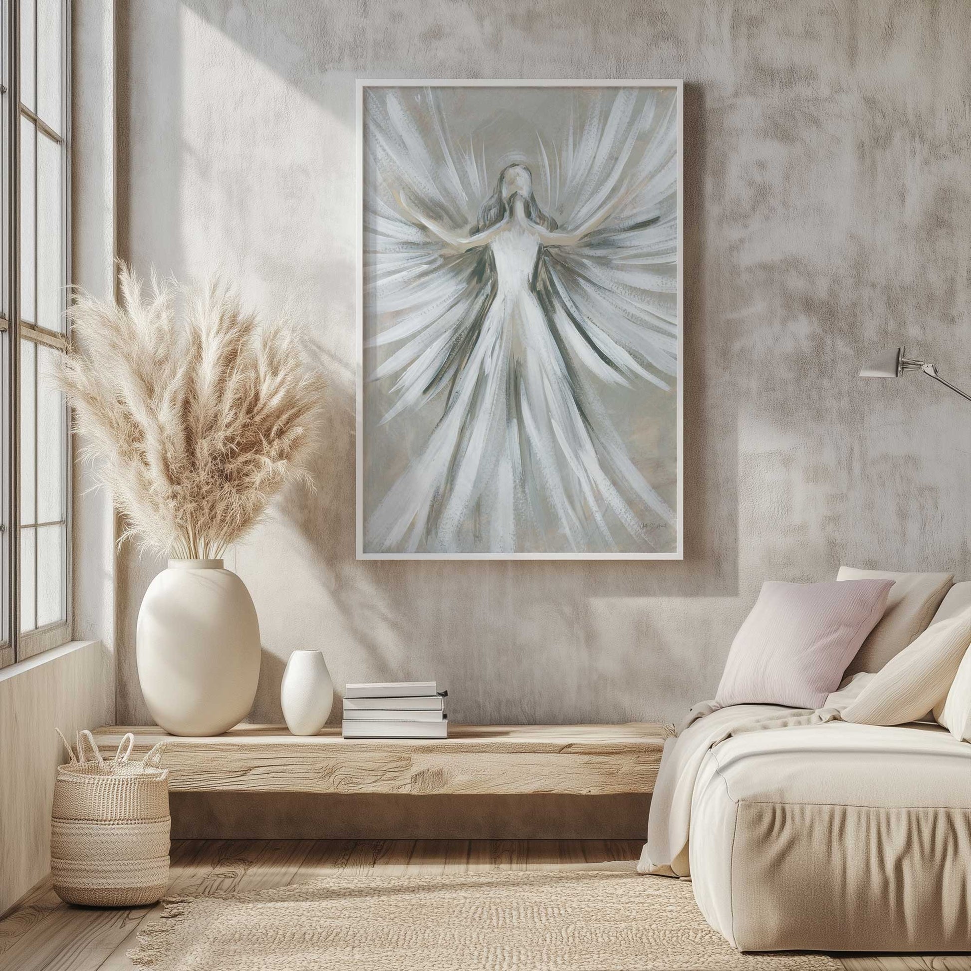 [SPECIAL],[LIFESTYLE], Picture of art hanging in a room