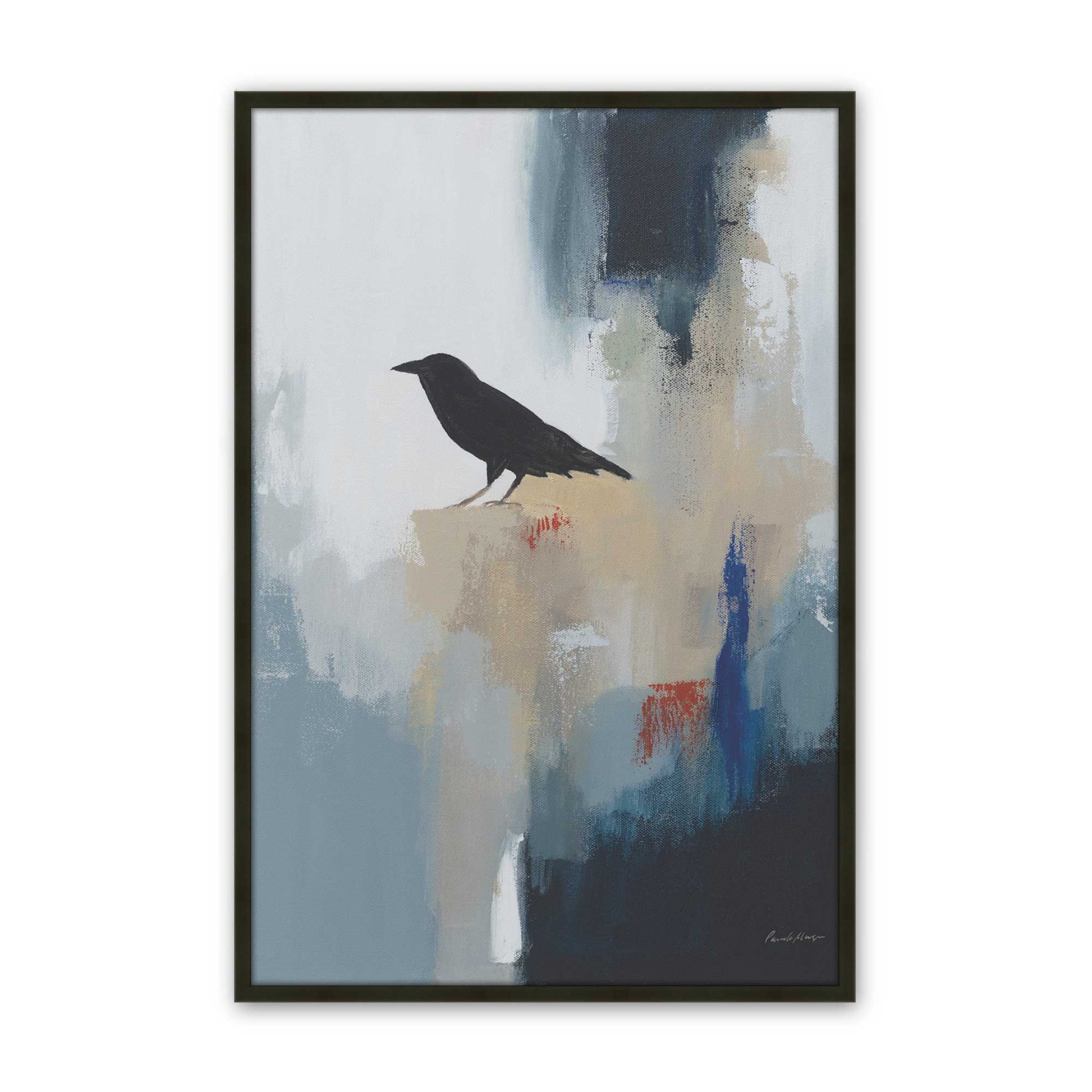 [Color:Satin Black], Picture of art in a Satin Black frame