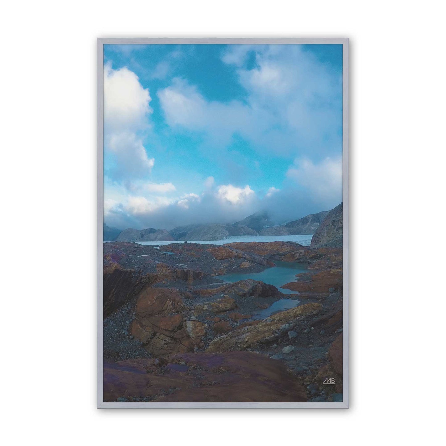 [Color:Polished Chrome], Picture of art in a Polished Chrome frame