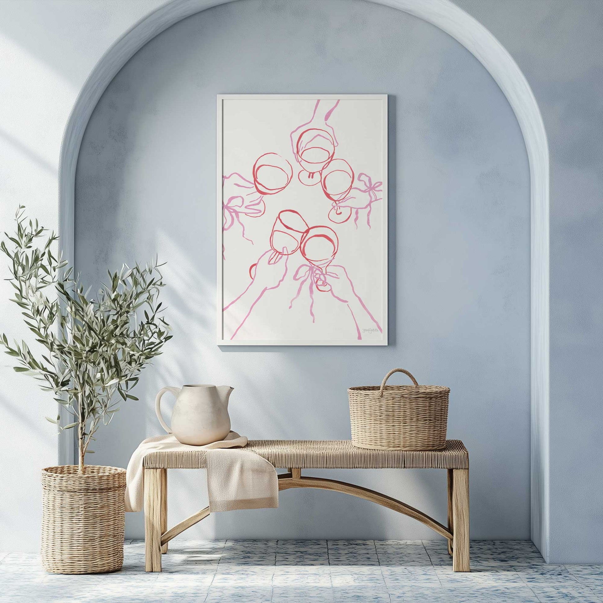 [SPECIAL],[LIFESTYLE], Picture of art hanging in a room