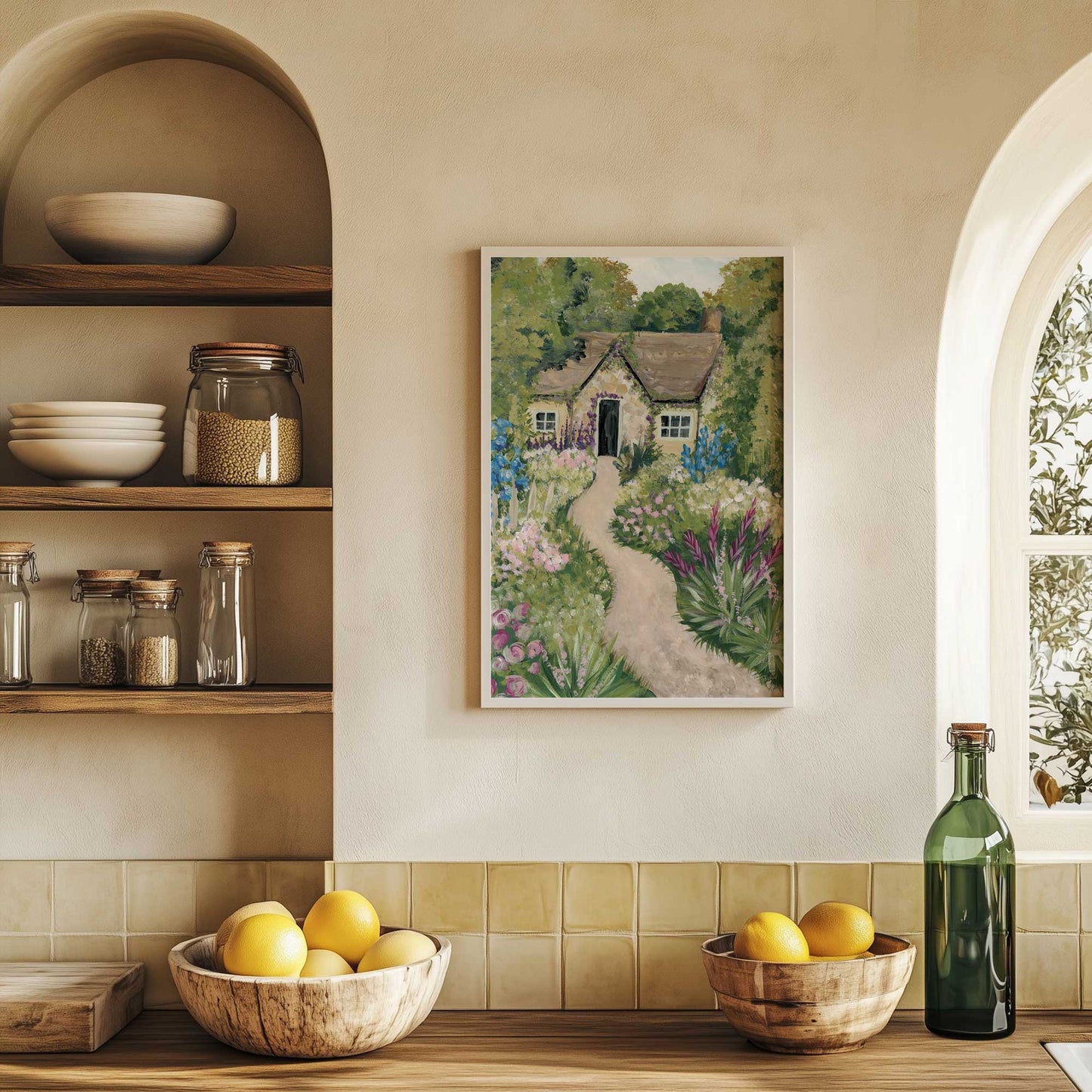 Picture of art in a room