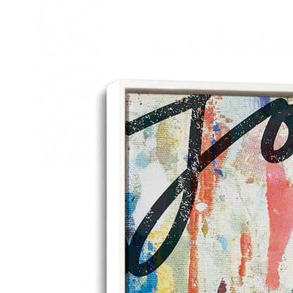 [Color:Opaque White], Picture of art in a White frame at an angle