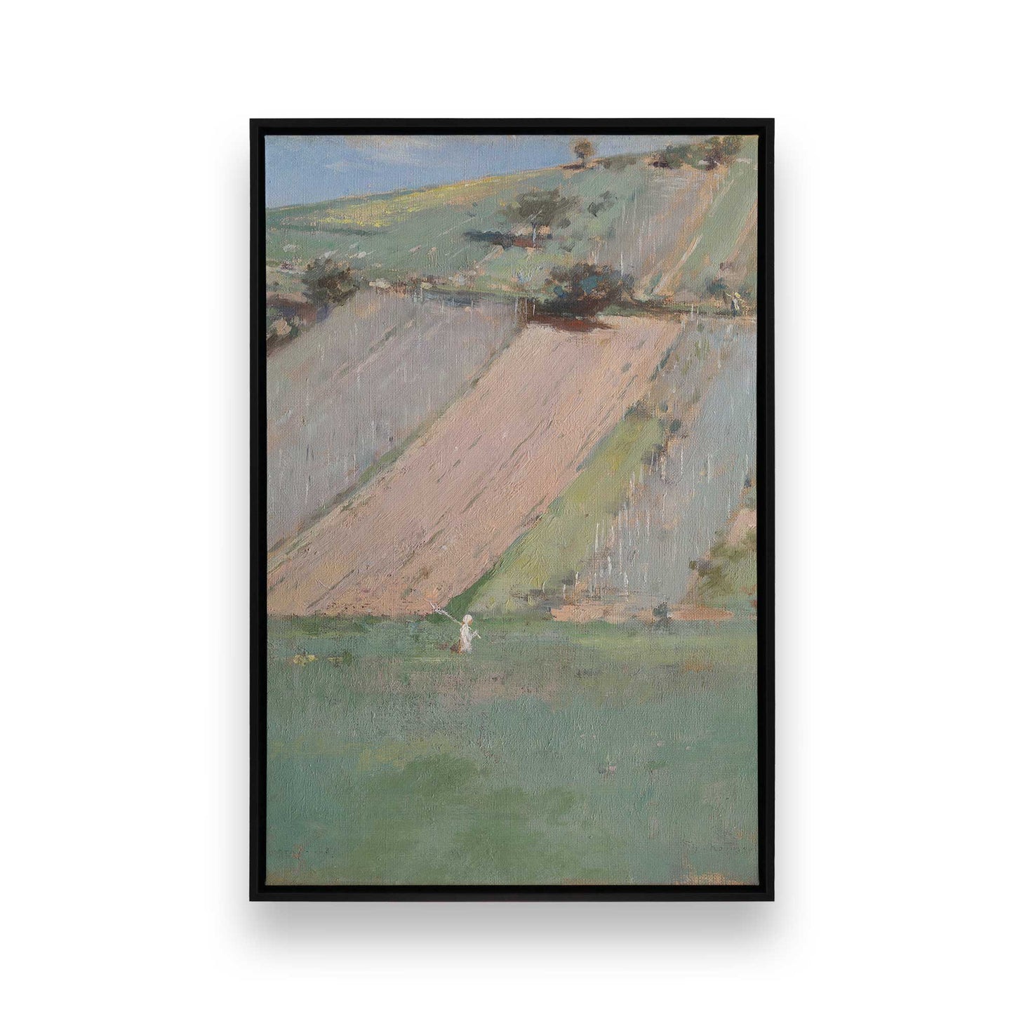 [Color:Satin Black], Picture of art in a Satin Black frame