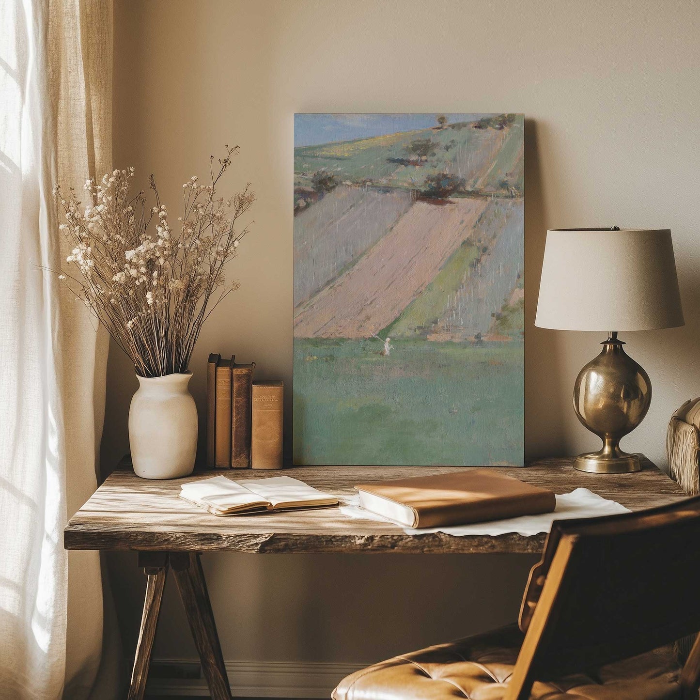 Picture of art in a room