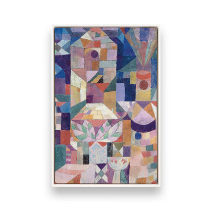 [Color:Opaque White], Picture of art in a White frame