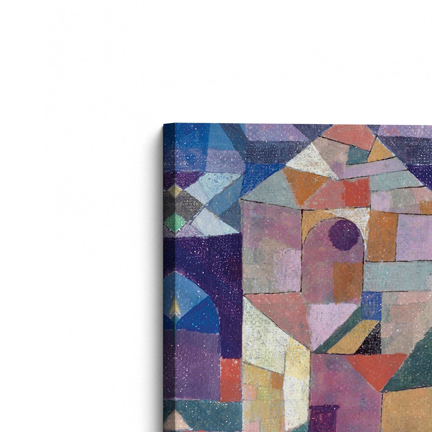 [Color:Stretched Canvas], Picture of the corner of the art