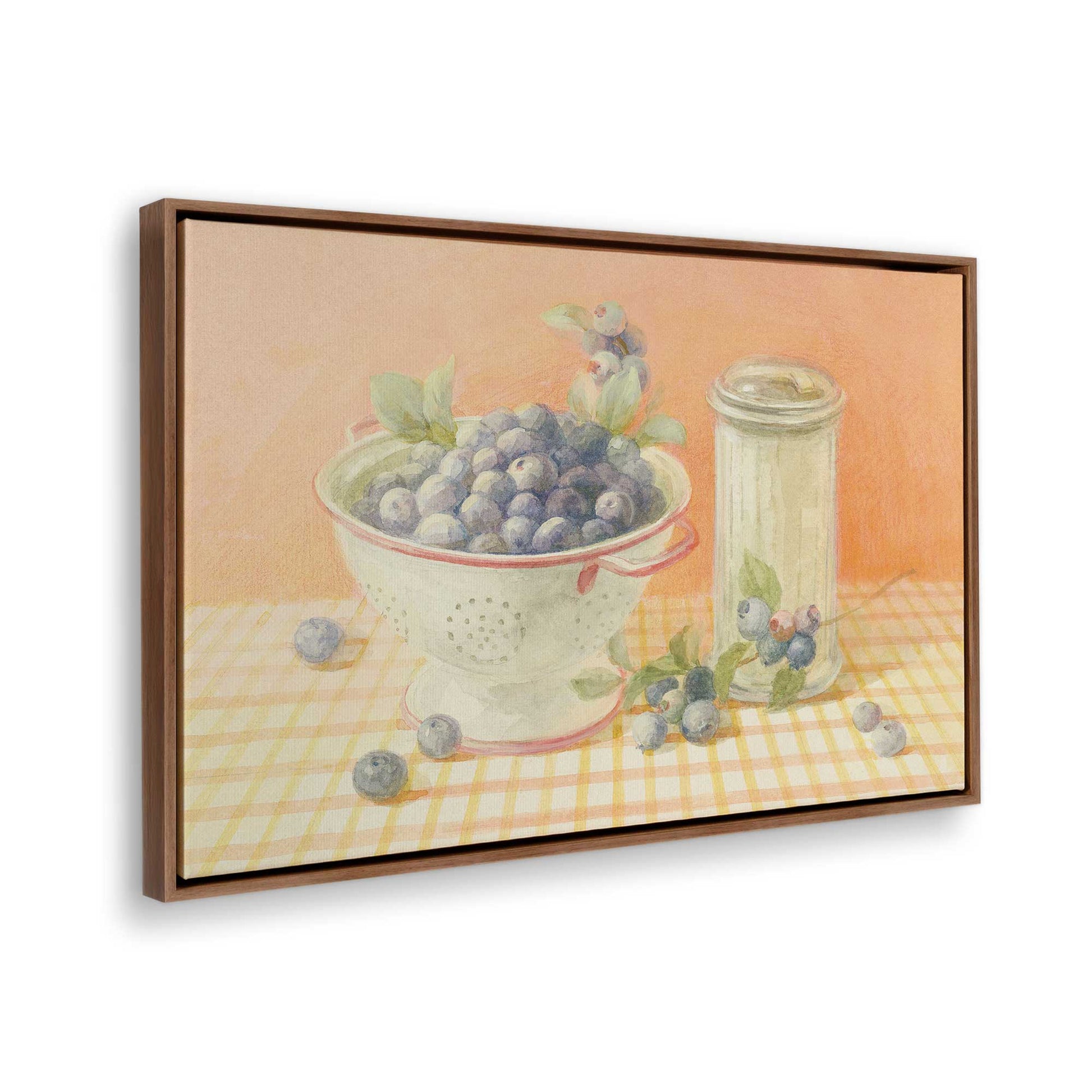 [Color:Walnut], Picture of the corner of the art