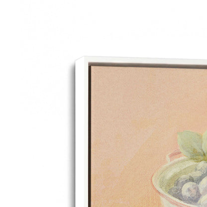 [Color:Opaque White], Picture of art in a White frame at an angle