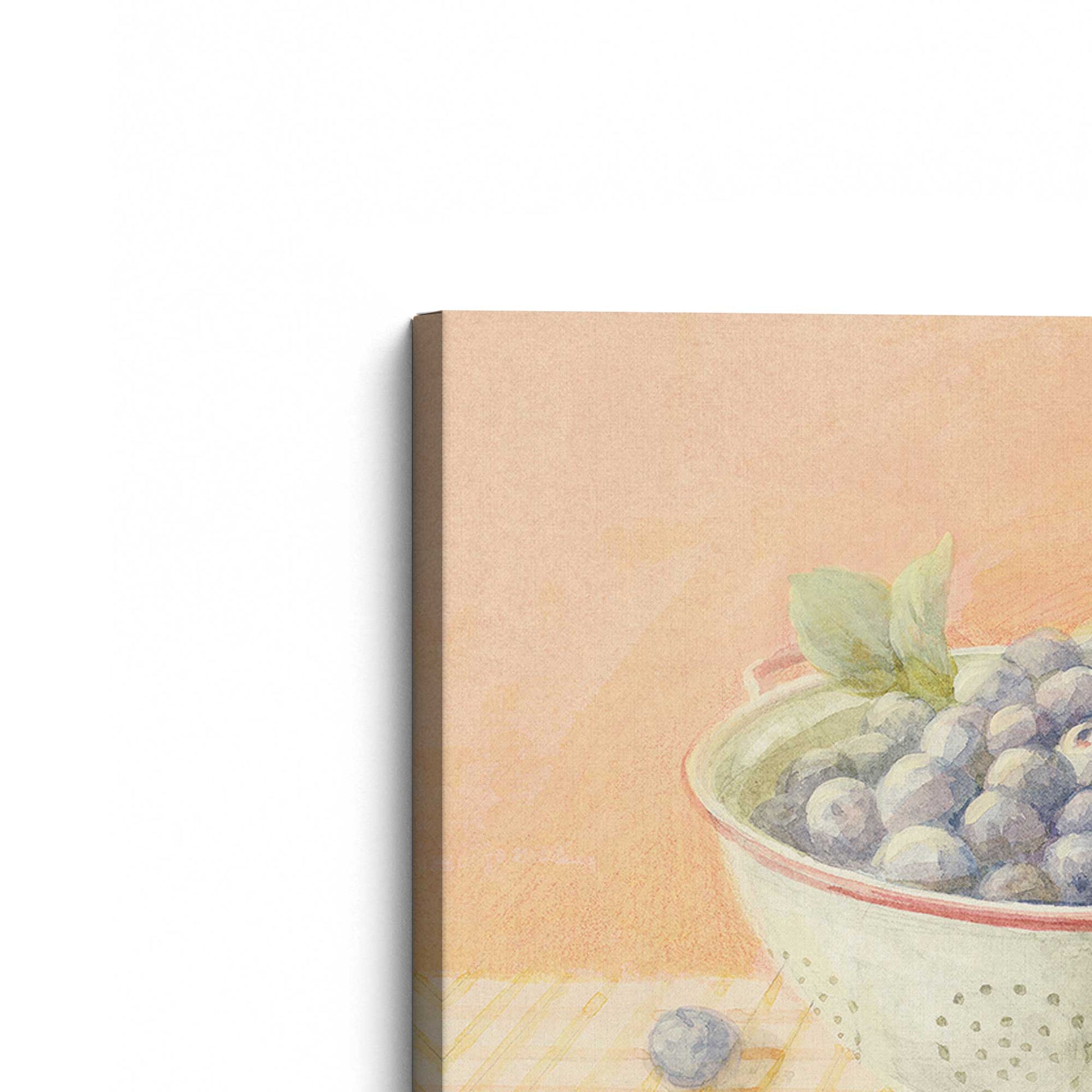 [Color:Stretched Canvas], Picture of the corner of the art