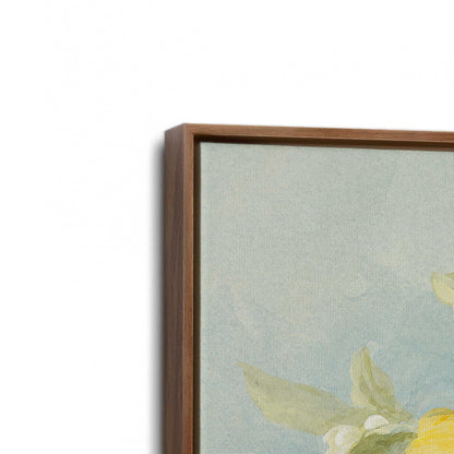 [Color:Walnut], Picture of art in a Walnut frame at an angle