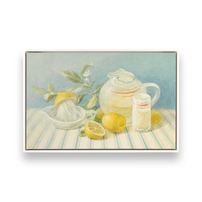 [Color:Opaque White], Picture of art in a White frame