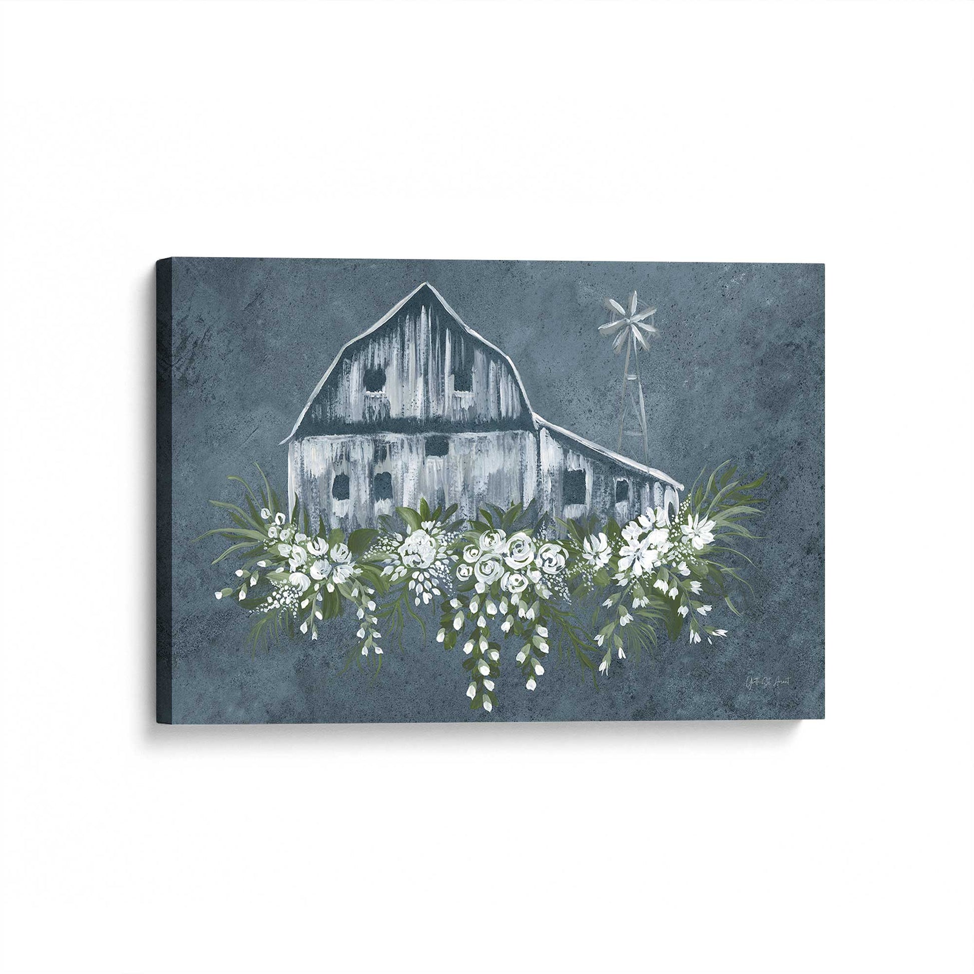 [Color:Stretched Canvas], Picture of art at an angle