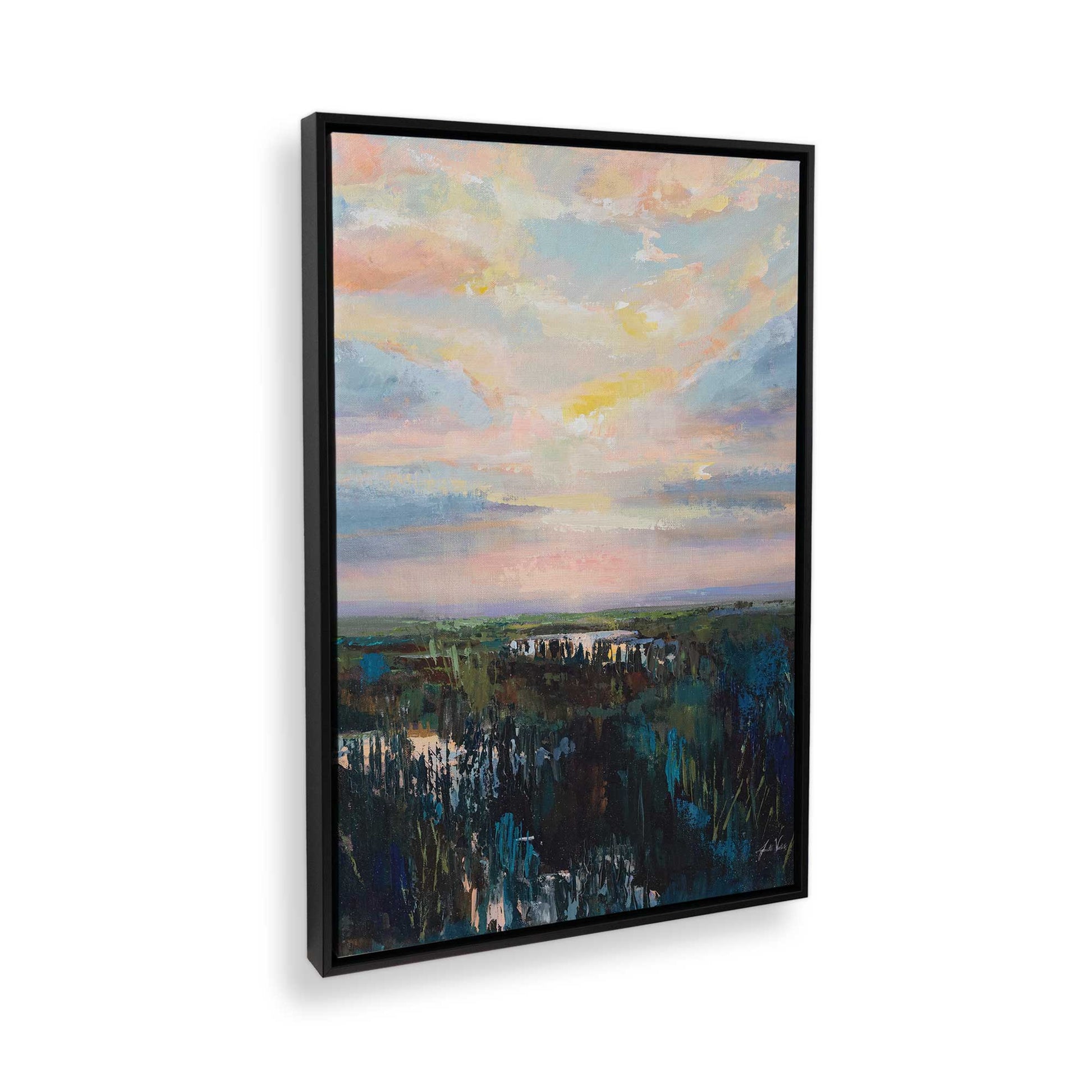 [Color:Satin Black], Picture of the corner of the art