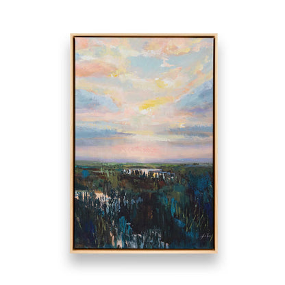 [Color:American Maple], Picture of art in a American Maple frame