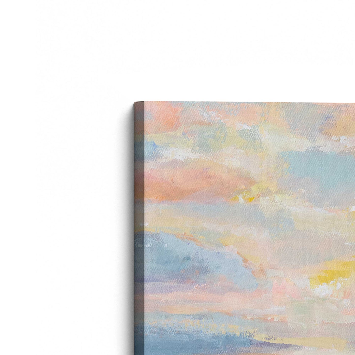 [Color:Stretched Canvas], Picture of the corner of the art