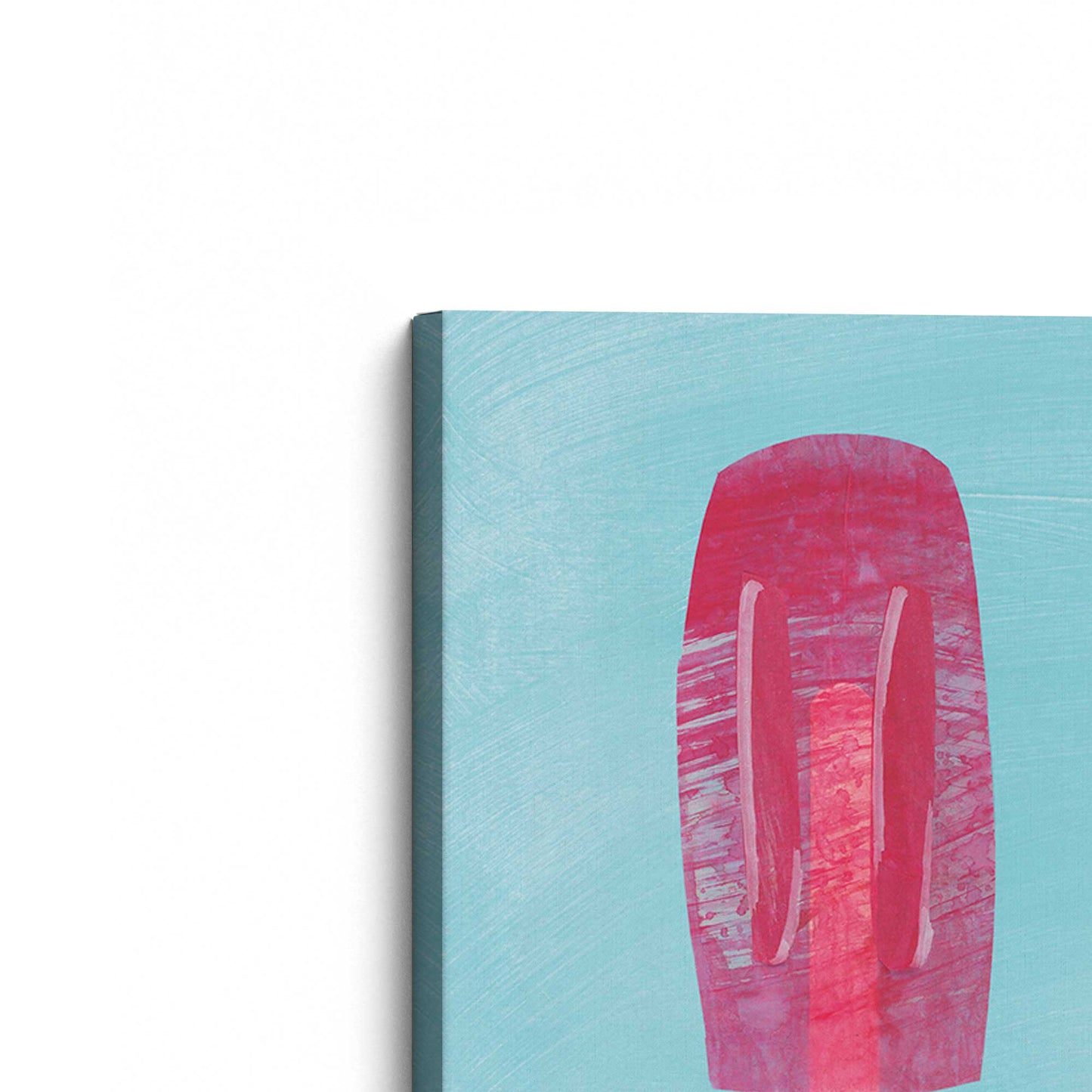 [Color:Stretched Canvas], Picture of the corner of the art
