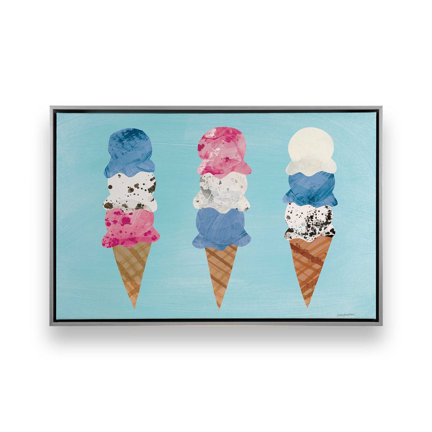 [Color:Polished Chrome], Picture of art in a Polished Chrome frame
