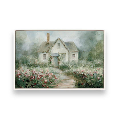 [Color:Opaque White], Picture of art in a White frame