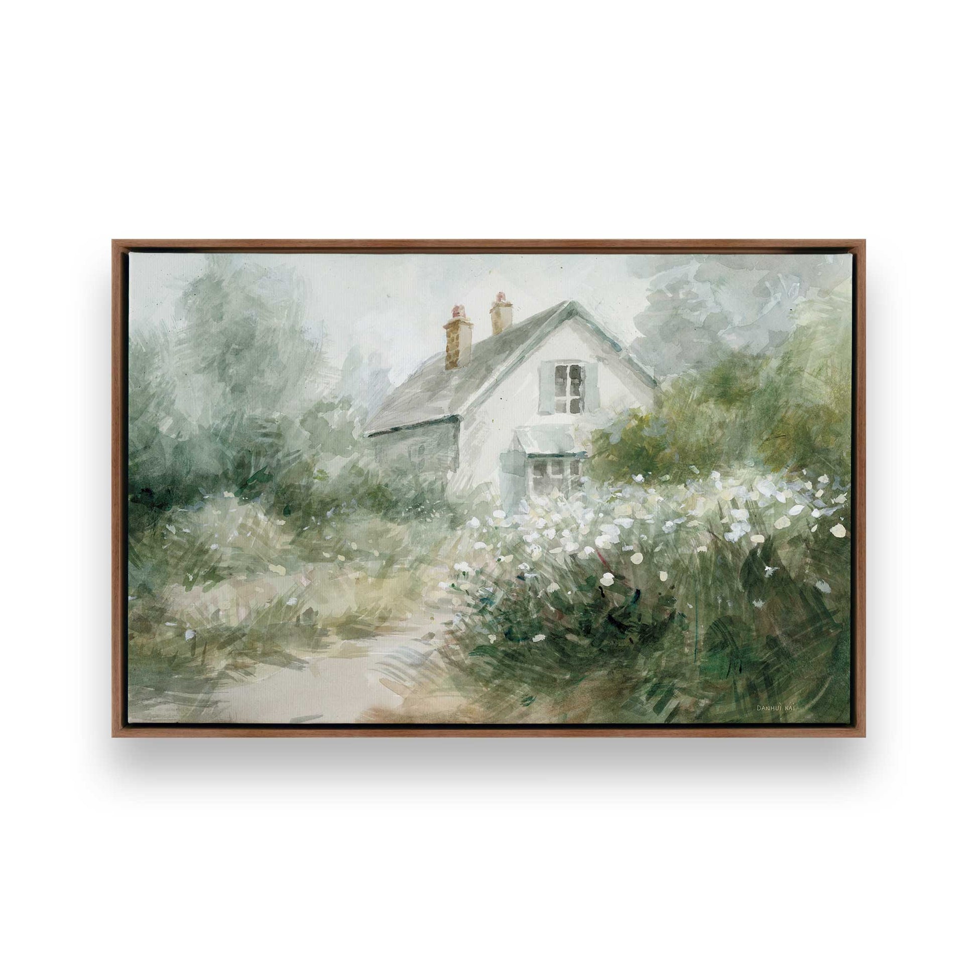 [Color:Walnut], Picture of art in a Walnut frame