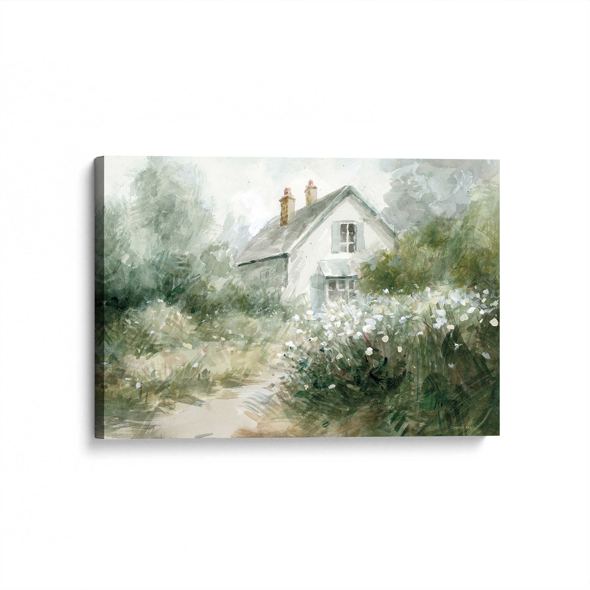 [Color:Stretched Canvas], Picture of art at an angle