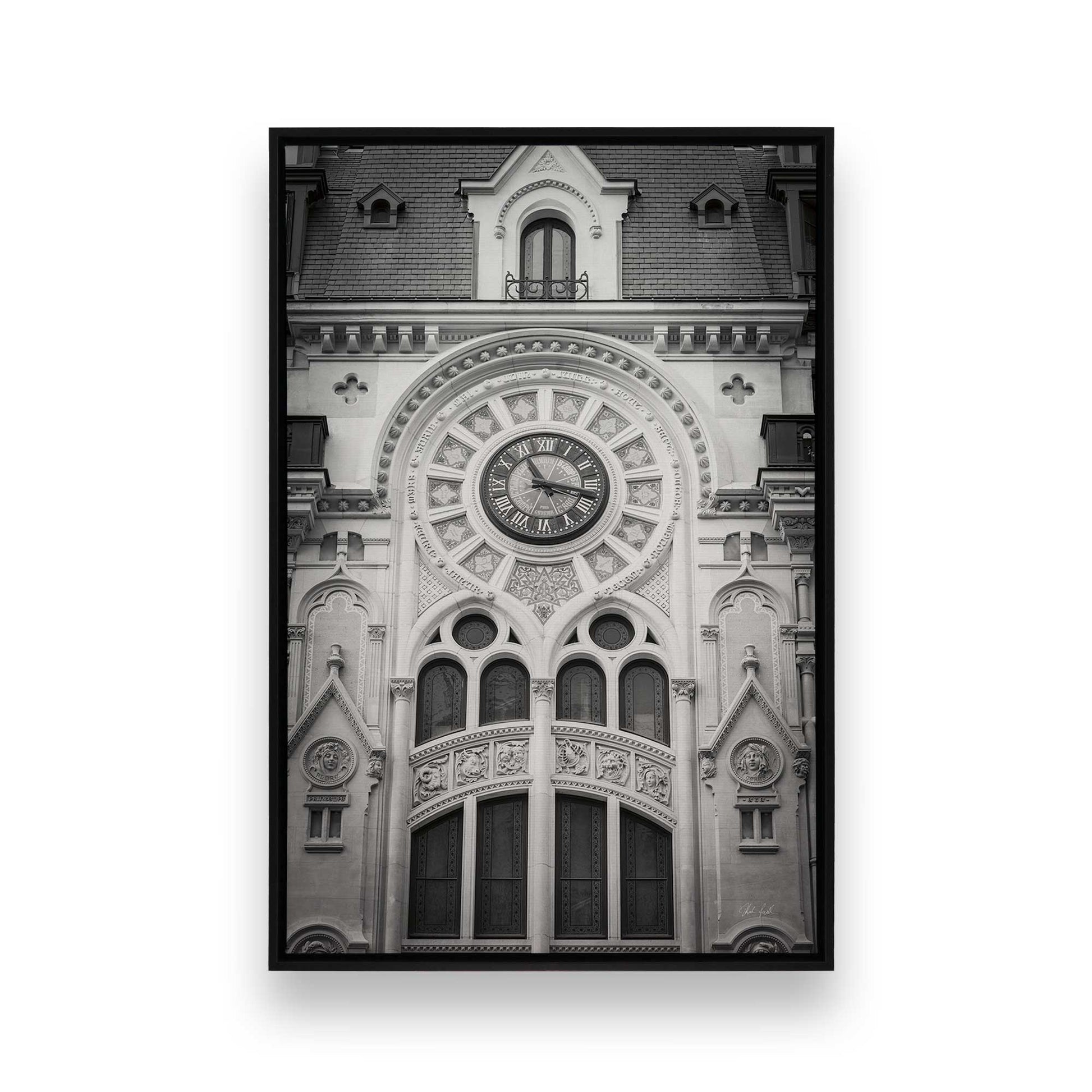 [Color:Satin Black], Picture of art in a Satin Black frame