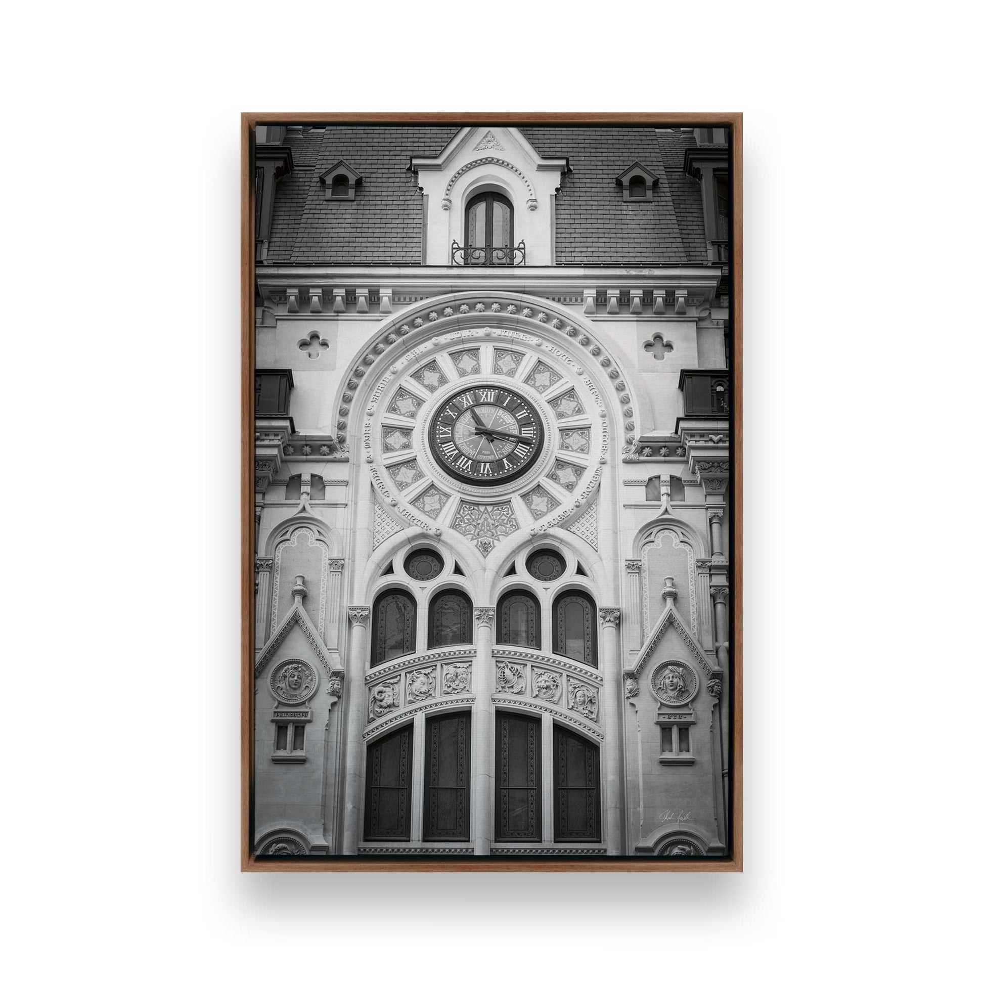 [Color:Walnut], Picture of art in a Walnut frame