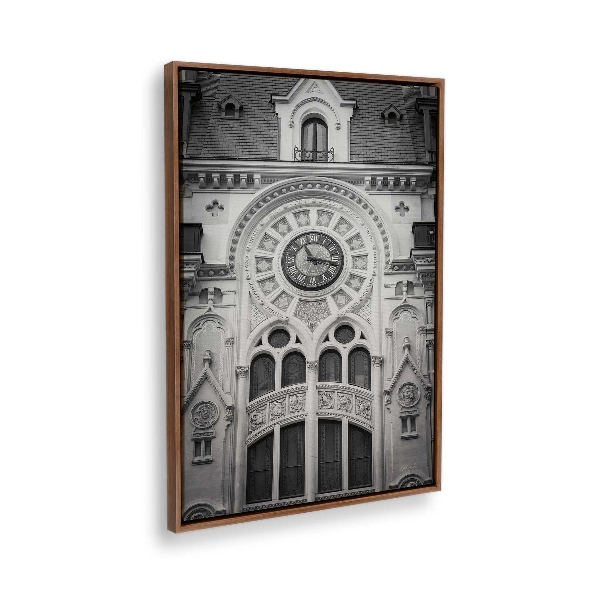 [Color:Walnut], Picture of the corner of the art