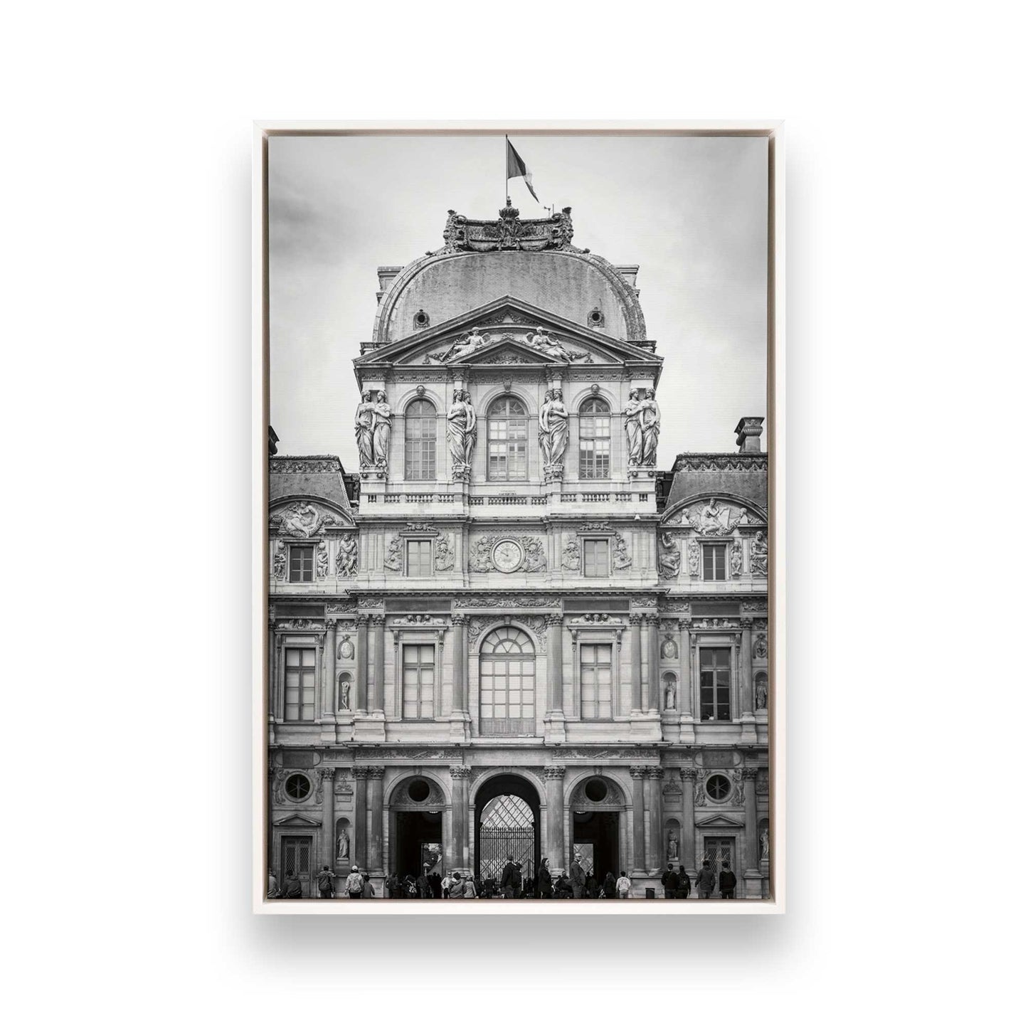 [Color:Opaque White], Picture of art in a White frame