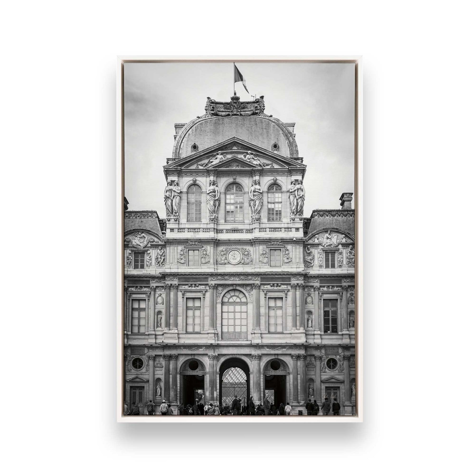 [Color:Opaque White], Picture of art in a White frame