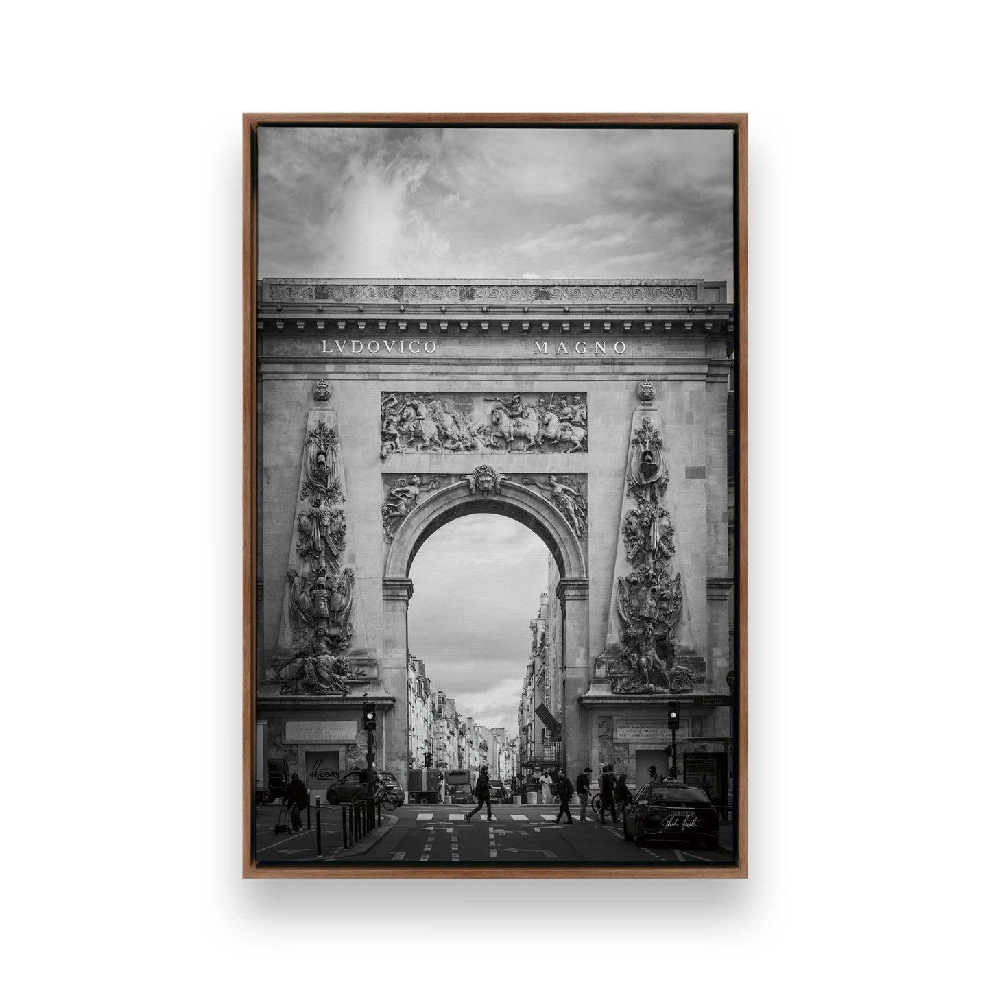 [Color:Walnut], Picture of art in a Walnut frame