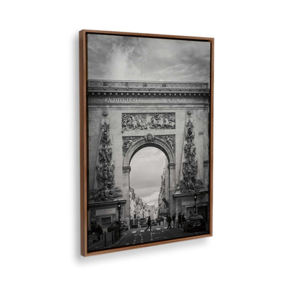 [Color:Walnut], Picture of the corner of the art