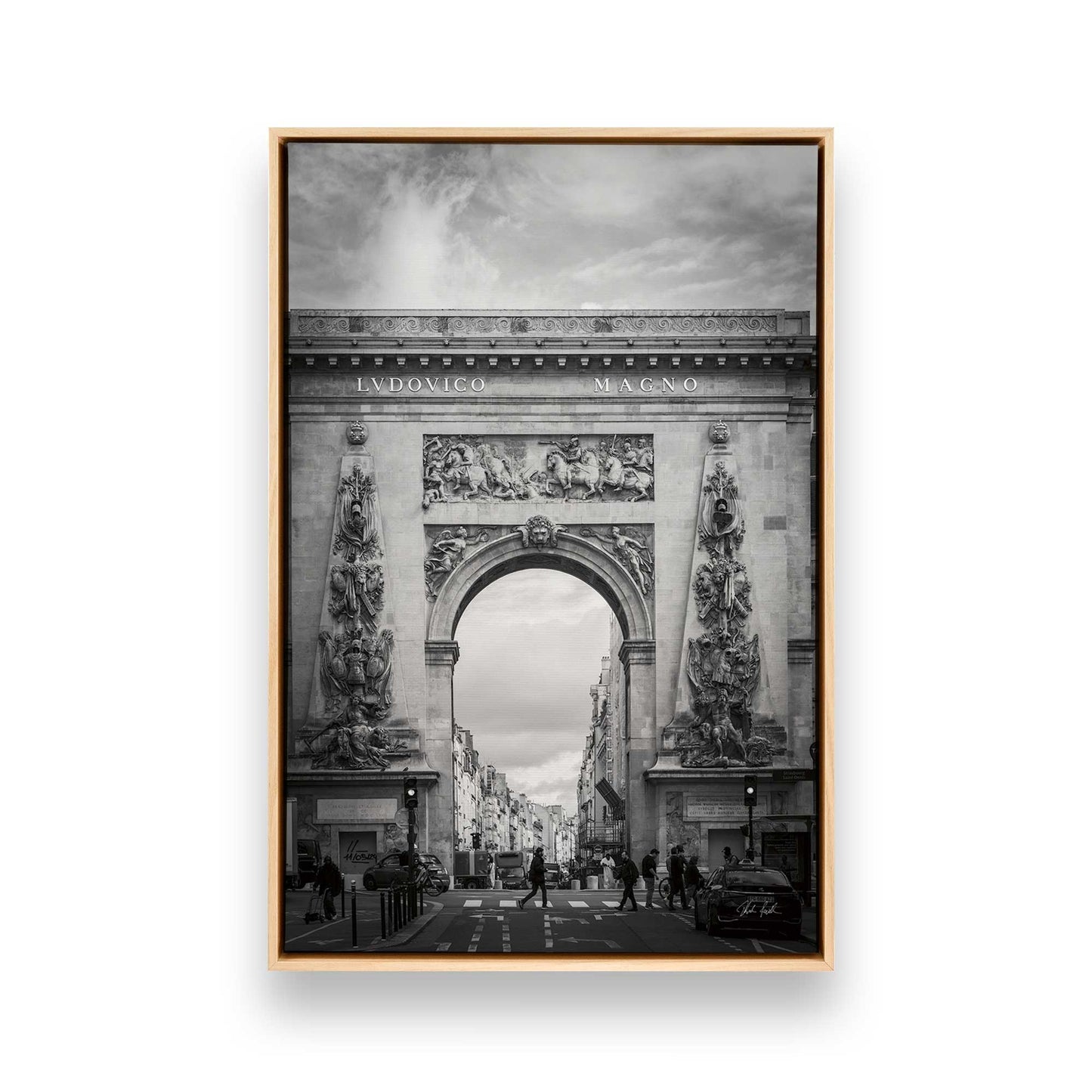 [Color:American Maple], Picture of art in a American Maple frame