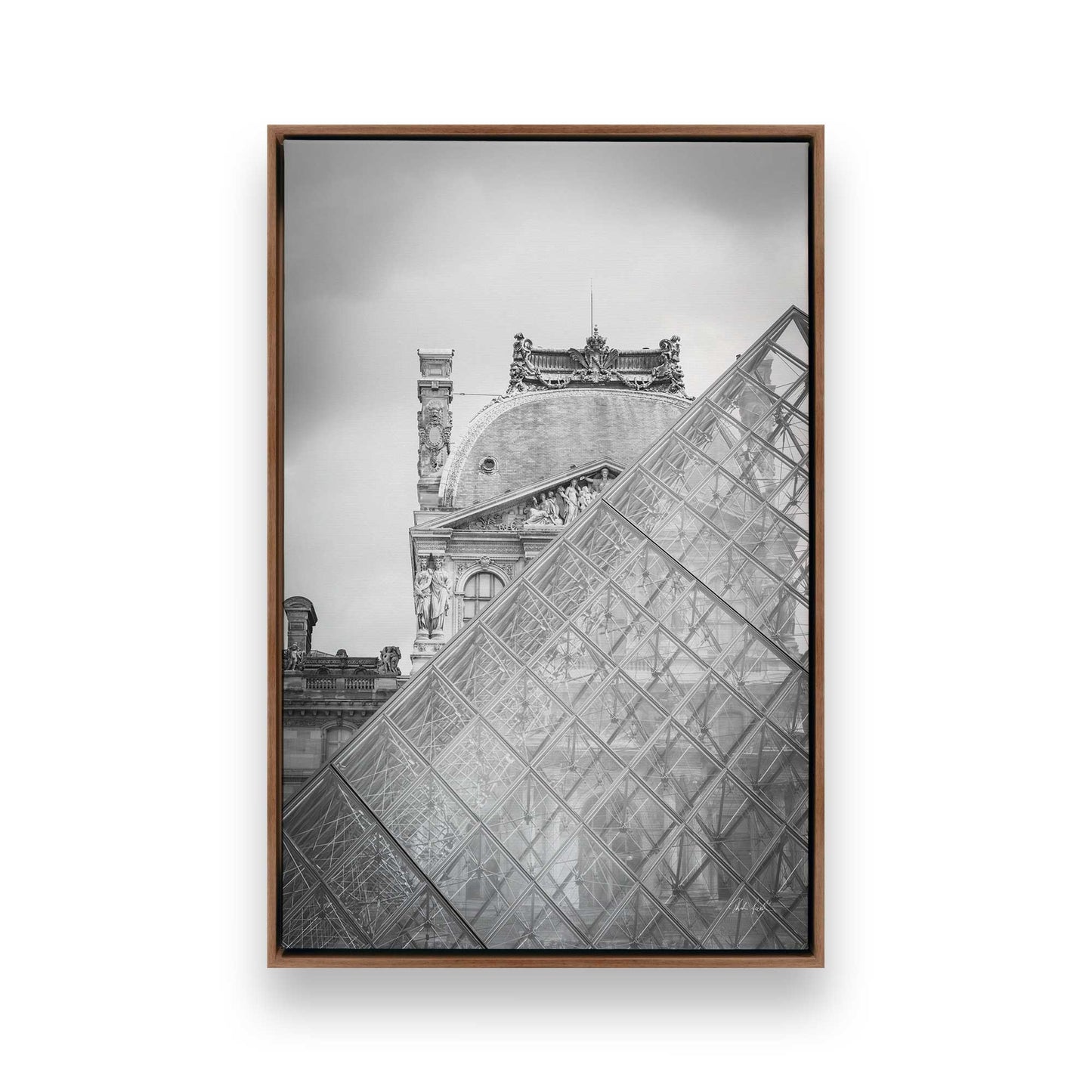 [Color:Walnut], Picture of art in a Walnut frame