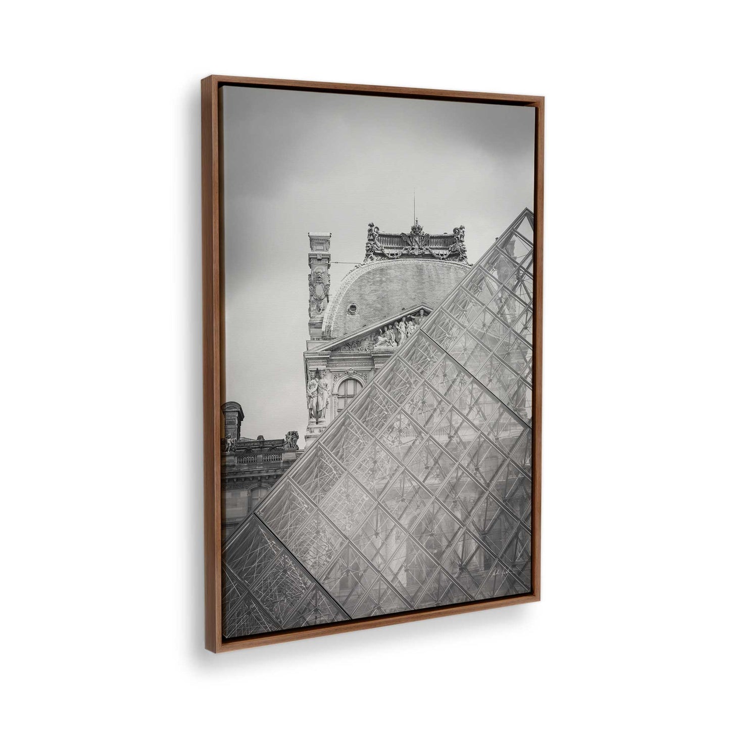 [Color:Walnut], Picture of the corner of the art
