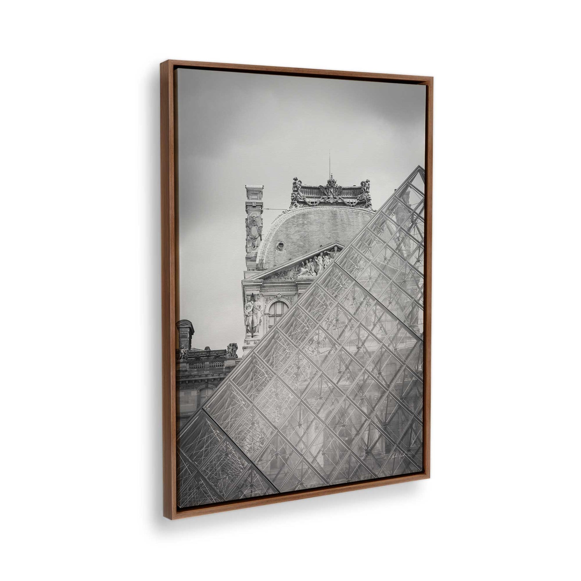 [Color:Walnut], Picture of the corner of the art