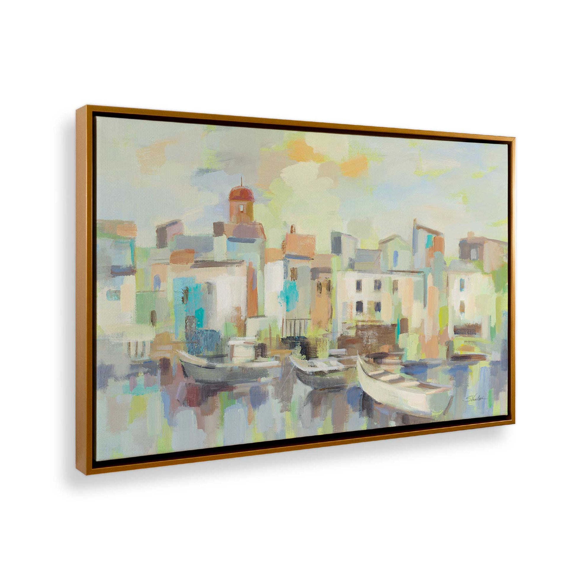 [Color:Polished Gold], Picture of the corner of the art