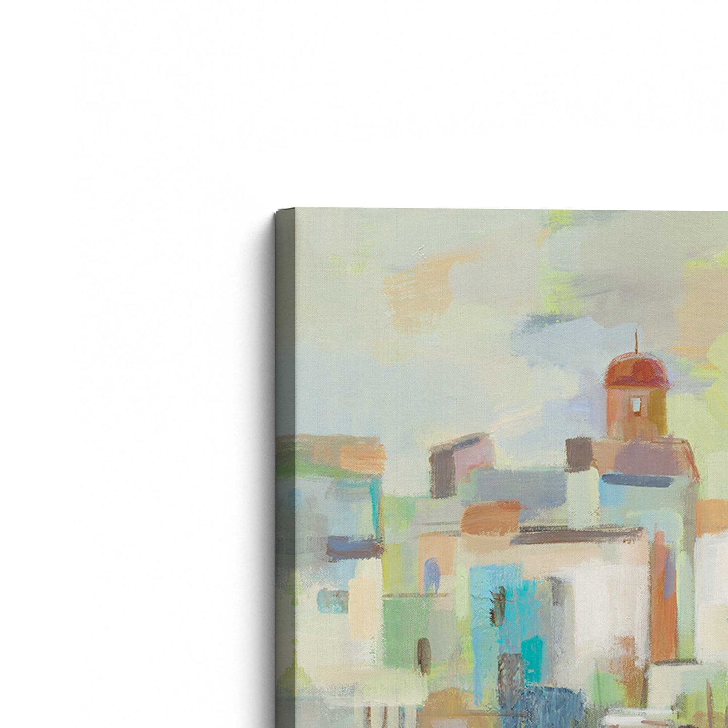 [Color:Stretched Canvas], Picture of the corner of the art