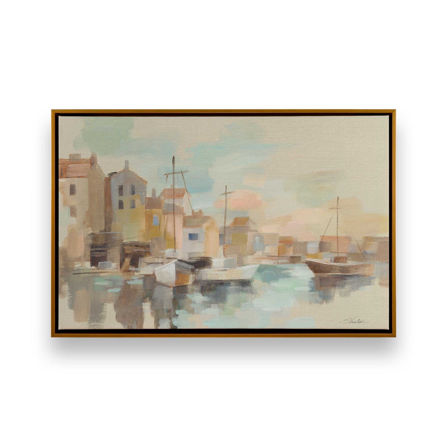 [Color:Polished Gold], Picture of art in a Polished Gold frame