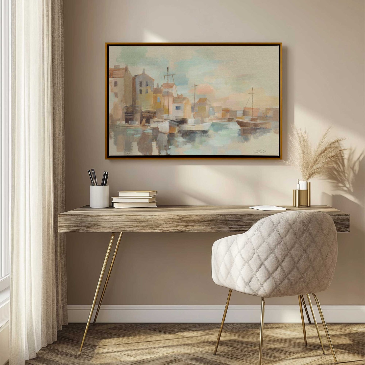 Picture of art in a room