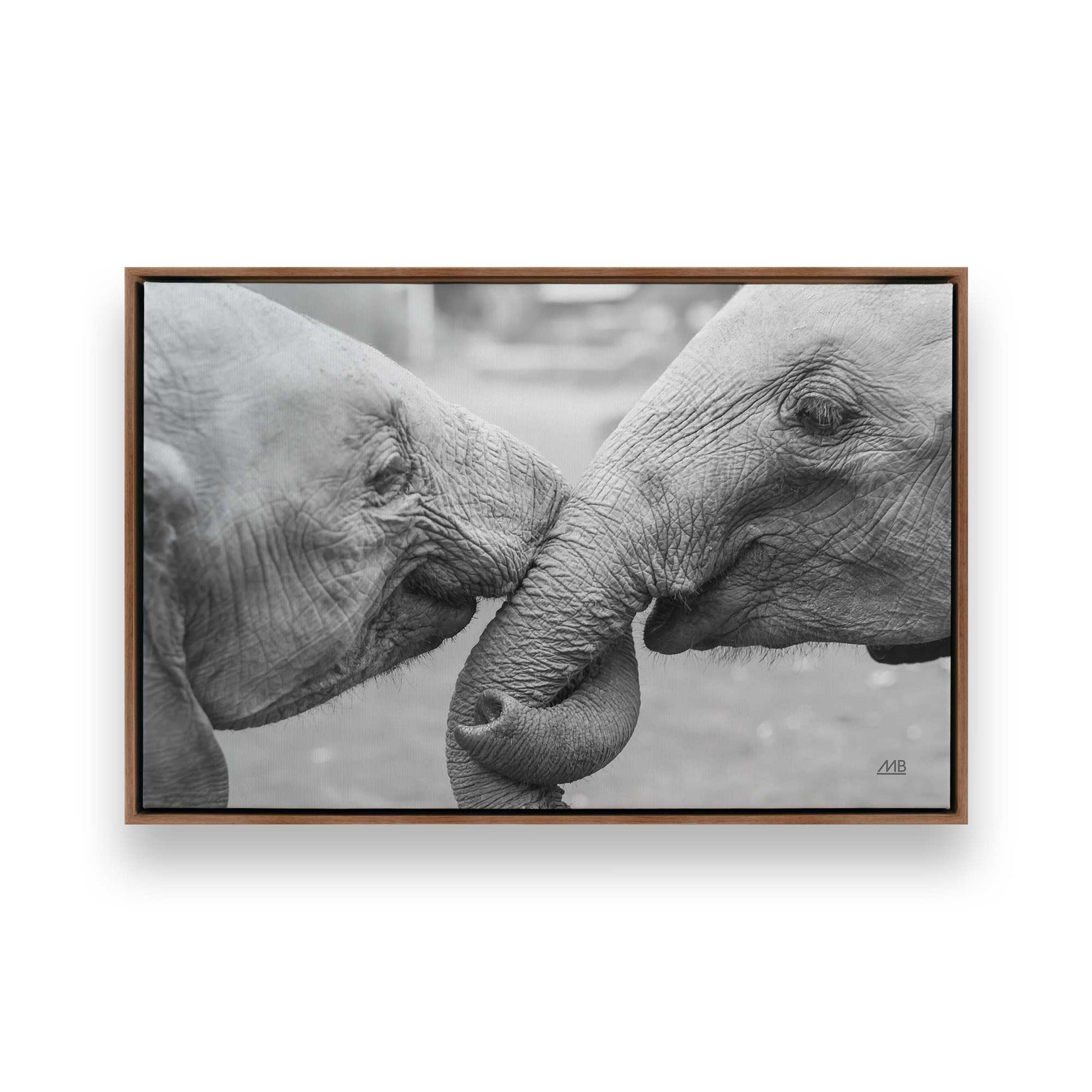 [Color:Walnut], Picture of art in a Walnut frame