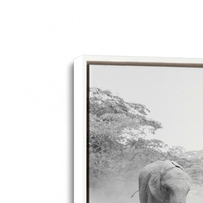[Color:Opaque White], Picture of art in a White frame at an angle