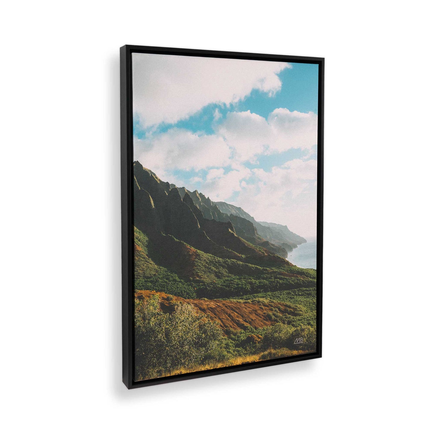 [Color:Satin Black], Picture of the corner of the art