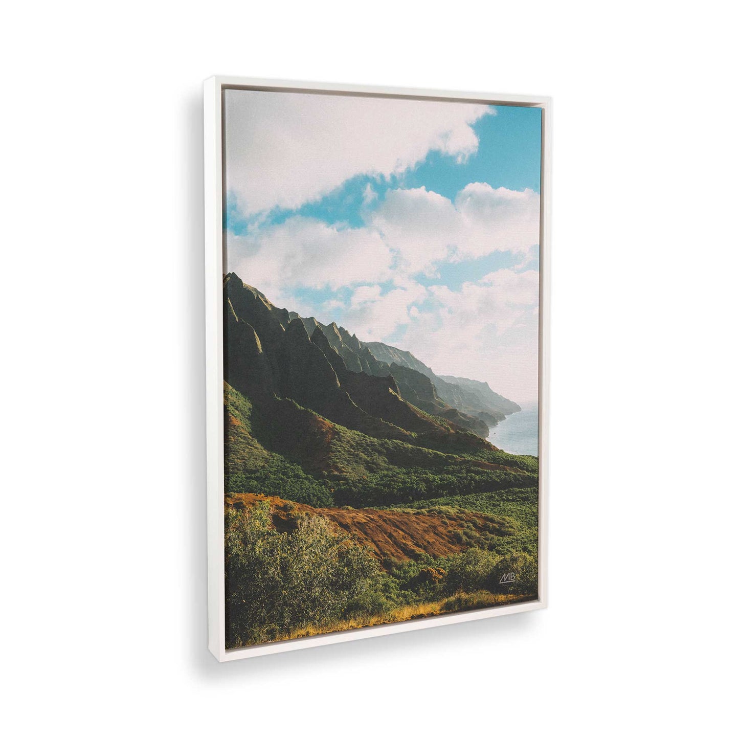 [Color:Opaque White], Picture of the corner of the art